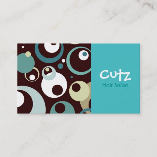 Customizable Retro Design Business Card