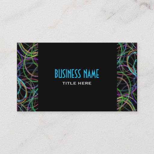 Customizable Retro Design Business Card