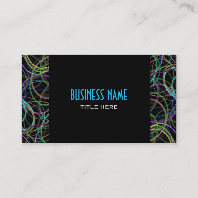 Retro Design Business Card (Front)