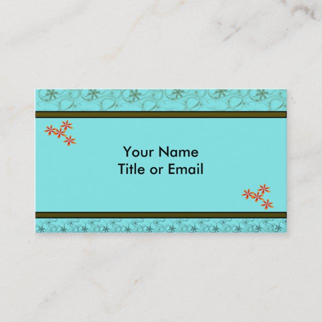 Retro Design Business Cards (Front)