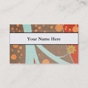 Retro Design Business Or Profile Card