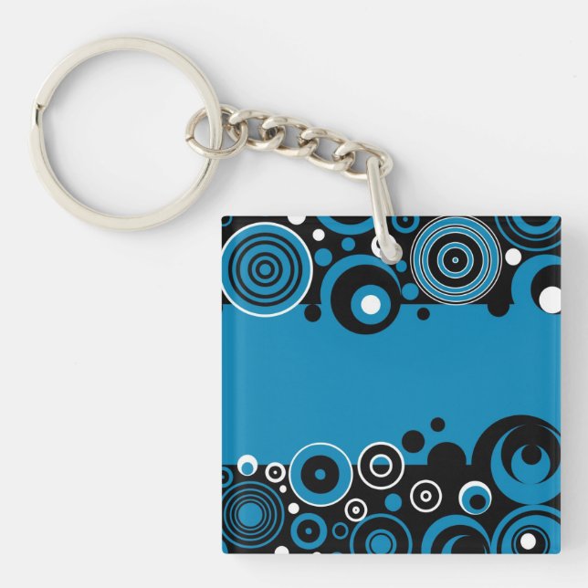 Retro design keychain (Front)