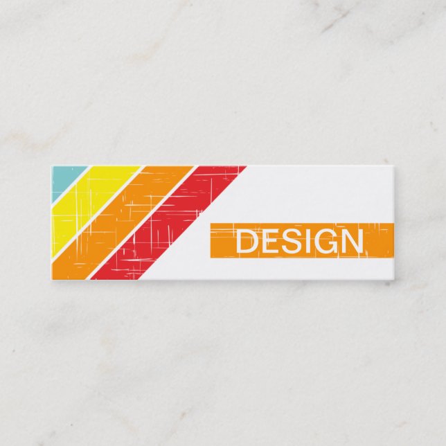 retro DESIGN Mini Business Card (Front)