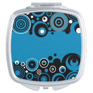 Retro design mirror for makeup