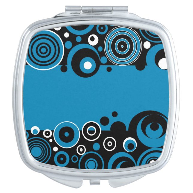 Retro design mirror for makeup (Front)