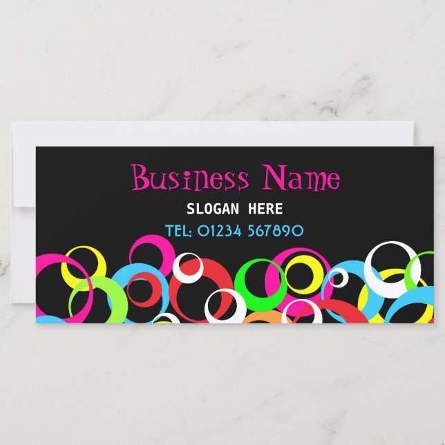 Retro Design Rack Card (Front)