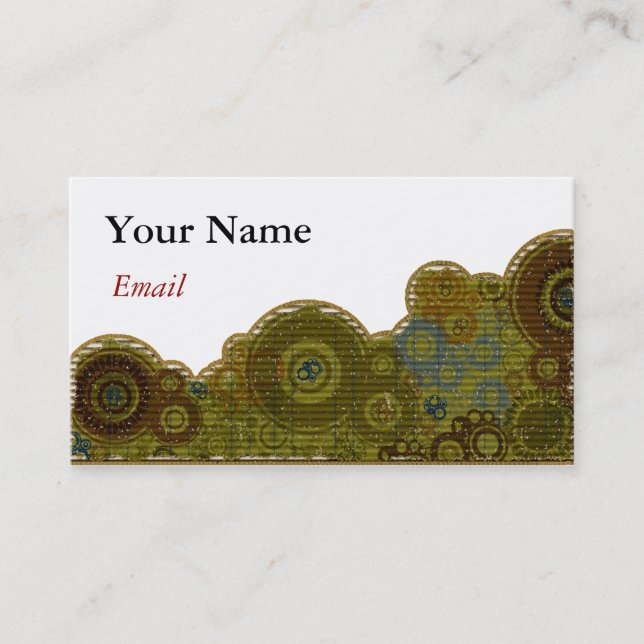 RETRO DESIGNER BUSINESS CARDS (Front)