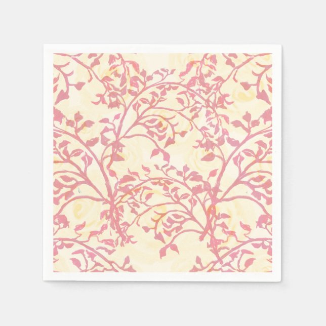 Retro dessert napkin with piped frosting details (Front)