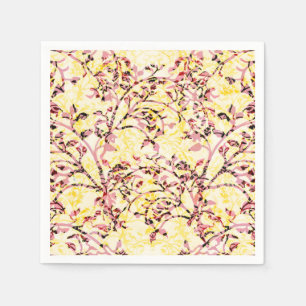 Retro dessert napkin with piped frosting details