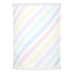 Retro Diagonal Candy Stripe Lamp Shade
