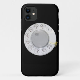 Retro dial phone funny old school telephone mobile iPhone 11 case