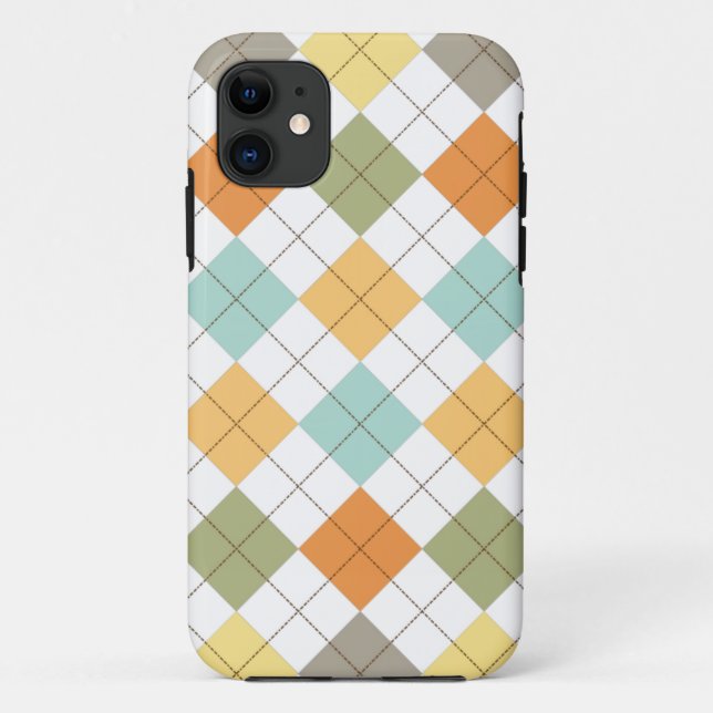 Retro Diamond Pattern iPhone 5 Case (Back)