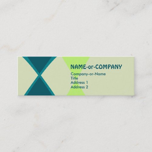 retro diamonds : business card template
