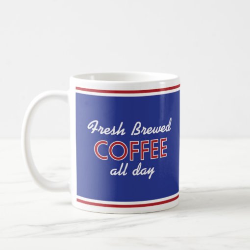 Retro Diner Coffee Mug -Retro Design Drinkware Set | Zazzle