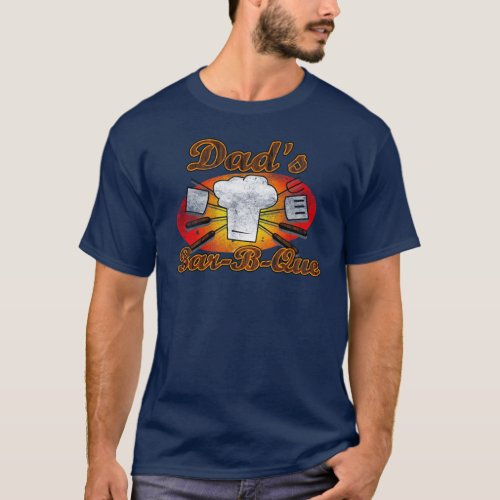 Retro Diner Dads Bar_B_Que T_Shirt
