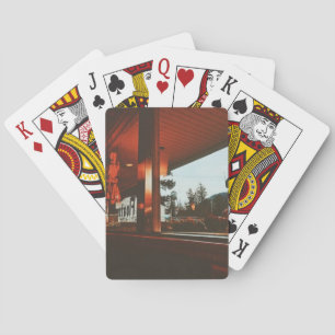 Retro Diner in the Pacific Northwest Poker Cards