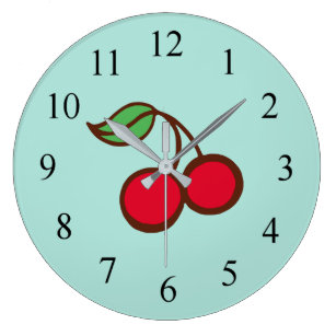 Rockabilly Cherries Art Wall Decor Zazzle