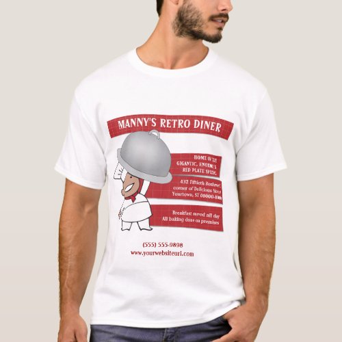 Retro Diner Promotional Employee Shirt
