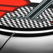 Retro Diner Red Diner LED Sign (Edge)