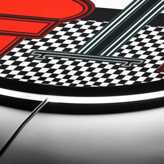 Retro Diner Red Diner LED Sign (Edge)