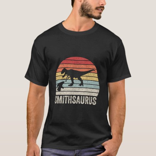Retro Dinosaurs Blacksmith Tongs Blacksmithing Smi T_Shirt