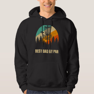 Retro Disc Golf Best Dad Sunset Vintage Frisbee G Hoodie