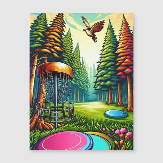 Retro Disc Golf Course and Eagle  (Front)