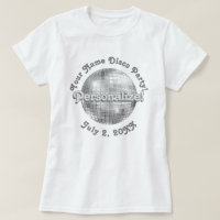 Retro Disco Ball PERSONALIZED T-Shirt