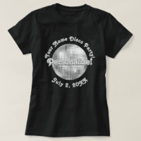Retro Disco Ball PERSONALIZED T-Shirt