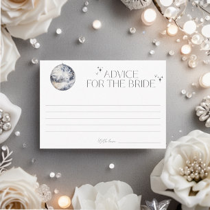 Retro Disco Party Advice For The Bride Enclosure Card