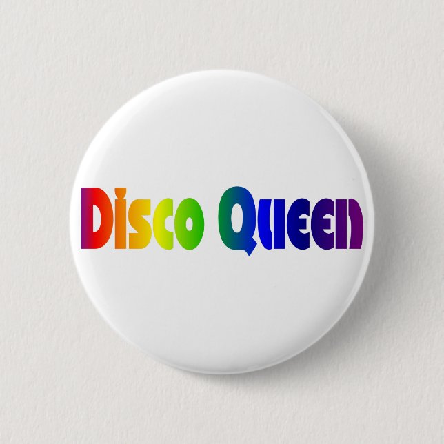 Retro Disco Queen Button (Front)