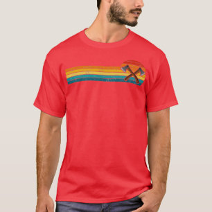 Retro Distressed Axe Throwing T-Shirt