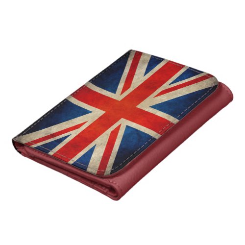 Retro Distressed Great Britain UK Flag Union Jack Wallet