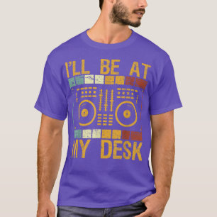 Retro DJ Apparel Music Mixing DJ Mixer Vintage Fun T-Shirt