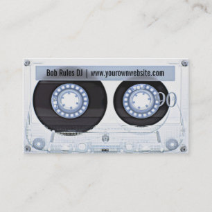 Retro DJ Business Card Template