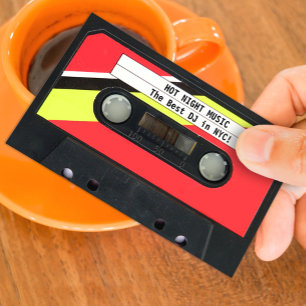 Retro DJ Business Card Template 