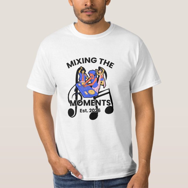 Retro DJ Music Mix T-Shirt (Front)