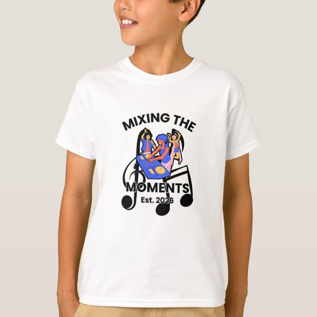 Retro DJ Music Mix T-Shirt (Front)