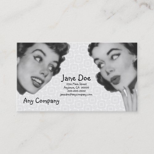 Retro Do Tell Business Cards