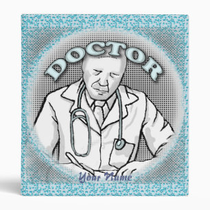 Retro doctor 3 ring binder
