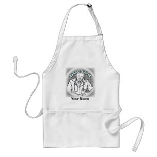 Retro doctor adult apron