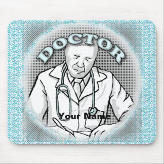 Retro doctor  mouse pad
