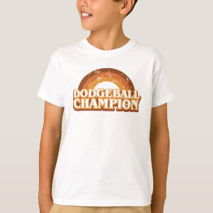 Retro Dodgeball Champion Kids Ringer T-Shirt