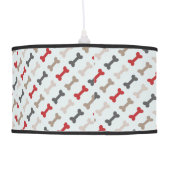 Retro Dog Bone Pattern Ceiling Lamp (Back)