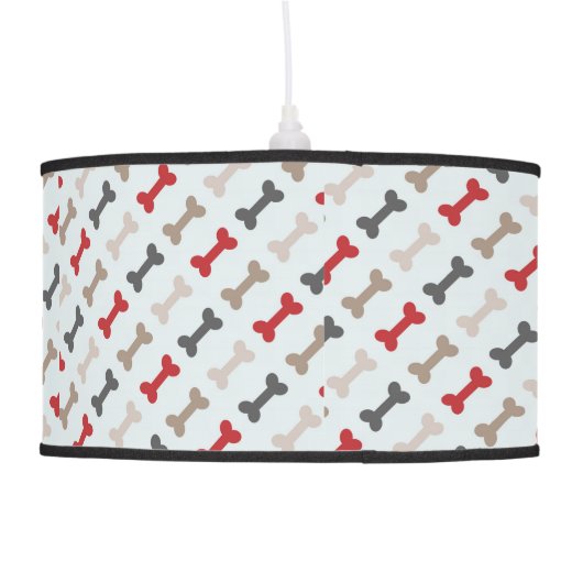 Retro Dog Bone Pattern Ceiling Lamp (Back)