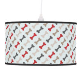 Retro Dog Bone Pattern Ceiling Lamp (Front)
