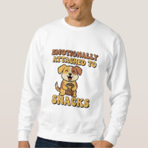 Retro Dog Emotionally Attached Men’s Sweatshirt