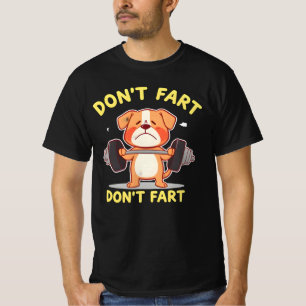 Retro Dog Lover T-Shirt – 'Don't Fart  Don't Fart