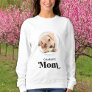 Retro Dog MOM Personalized Puppy Pet Photo Sweatshirt