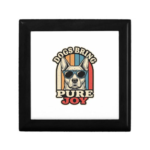 Retro Dog Shirt Funny Sunglasses Pup Engraving Des Gift Box